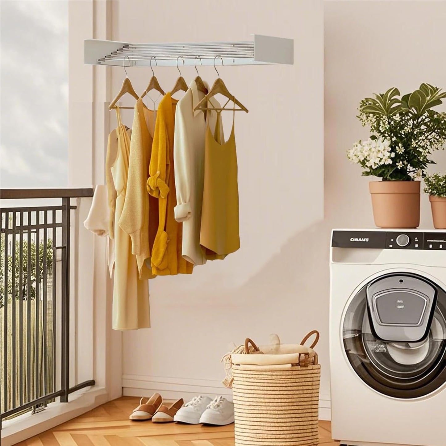 SmartSpace Wall Mounted Drying Rack