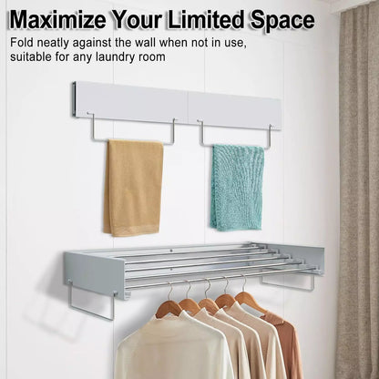 SmartSpace Wall Mounted Drying Rack